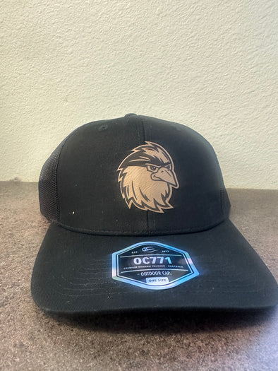 Leather Chukars Patch Trucker Hat